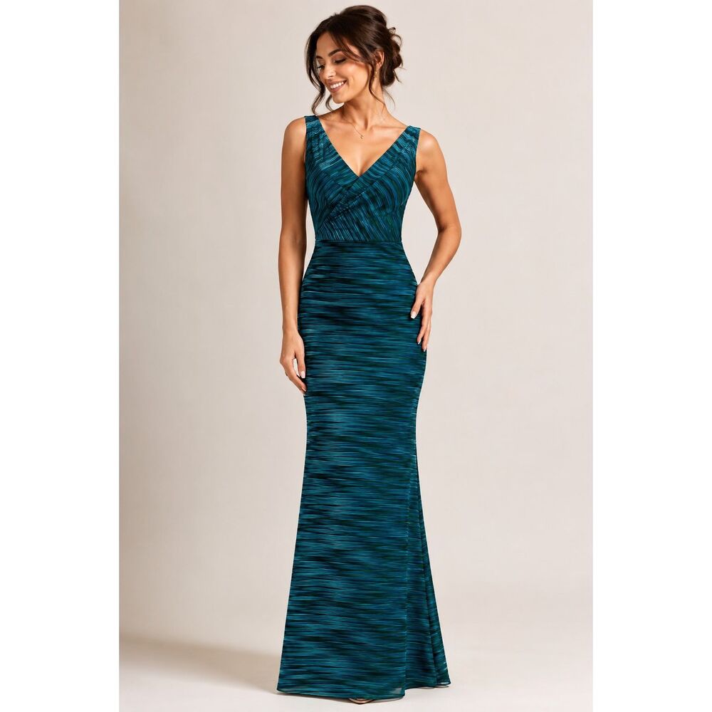 Chaira Boni La Petite Robe Stretch Maxi Gown Dress New US 2 IT 38